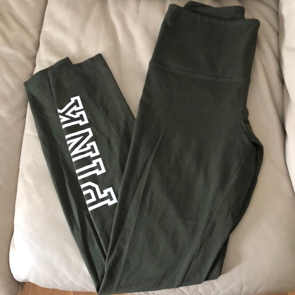 VS PINK olive yoga pants